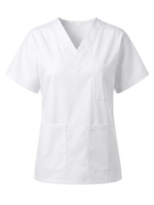 Casacca unisex collo a V settore medico ospedaliero