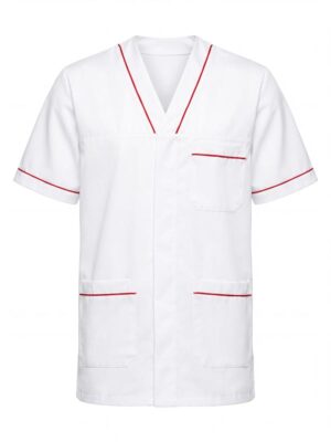 Giacca unisex collo a V per settore medico ospedaliero