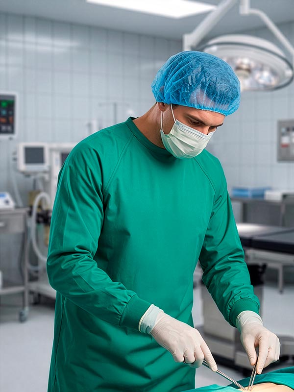 Tessuto TTR per settore medico ospedaliero