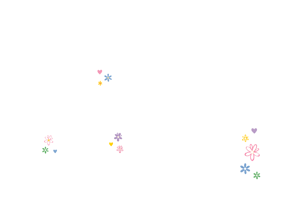 Grafiche personalizzabili per camici pediatra con fiori