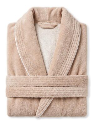 Accappatoio beige per hotellerie